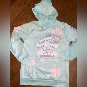 New Youth 12/14 Cinnamoroll Hoodie - Light Blue